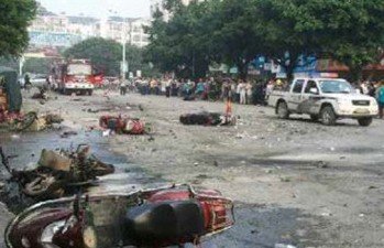 桂林一學(xué)校大門附近發(fā)生爆炸 疑已有1人死亡