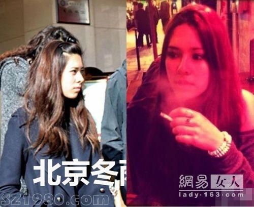 姜文混血女兒姜一郎吸煙照曝光 揭明星大腕子女私房照