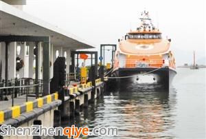 <a href=http://www.32tj.com/shenzhen/ target=_blank class=infotextkey>深圳</a>高速客船首航 蛇口45分鐘就到珠海