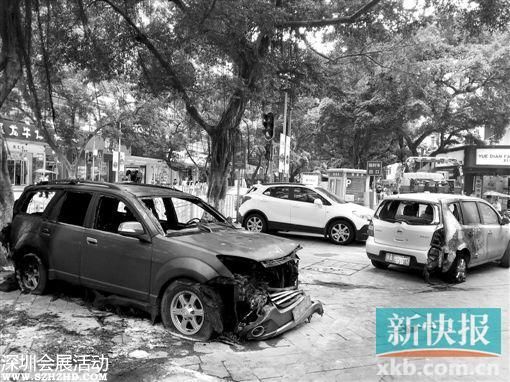 廣州男停車開空調(diào)睡覺 車尾突起火通車燒穿