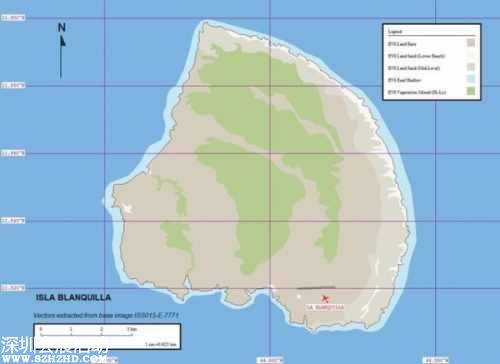 資料圖：加勒比海列斯群島布蘭基亞島
