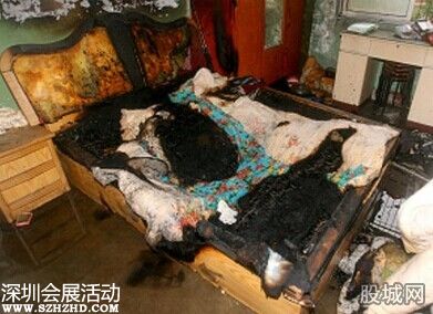 老太用電熱毯被燒死