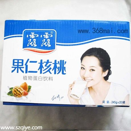 植物蛋白飲料冬季熱銷 承德露露果仁核桃受青睞