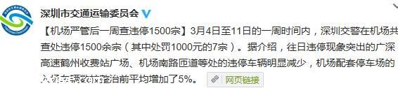 <a href=http://www.sz1980.com/shenzhen/ target=_blank class=infotextkey><a href=http://www.32tj.com/shenzhen/ target=_blank class=infotextkey>深圳</a></a>機(jī)場(chǎng)嚴(yán)管后一周查違停1500宗