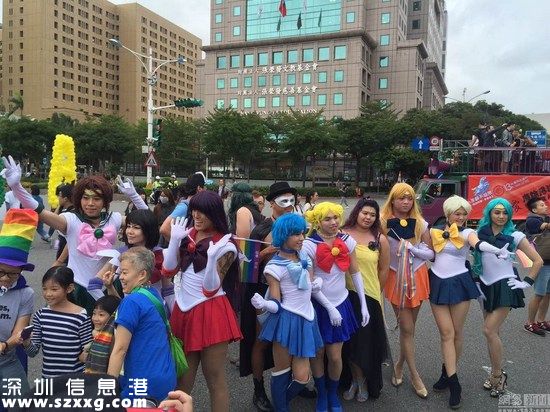 臺(tái)北舉行第13屆臺(tái)灣同性戀游行 大陸2000人參加
