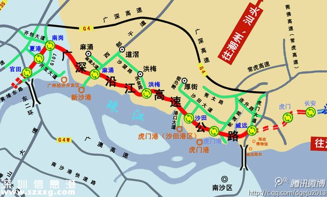 沿江高速未來與6條高速相交 10個互通立交已建成通車