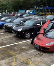 深圳交警查獲一批假套牌粵港（澳）兩地牌車輛