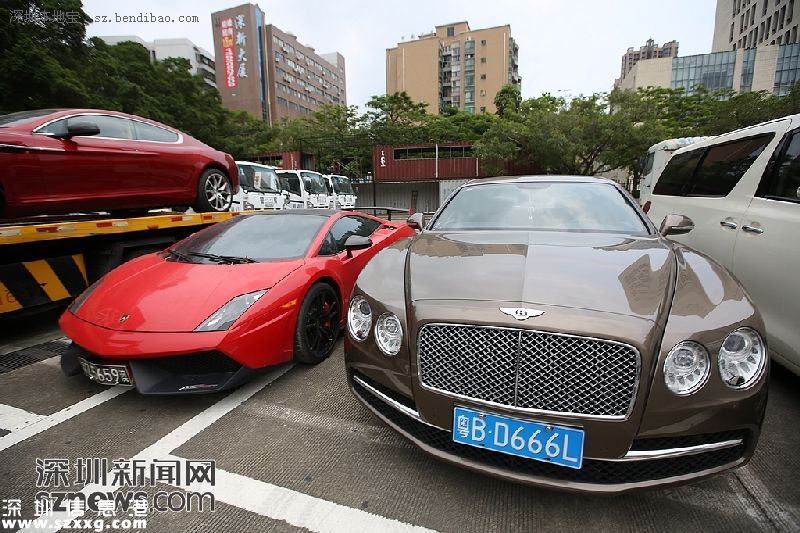 深圳(www.32tj.com)21輛套牌豪車(chē) 市值2300余萬(wàn)元