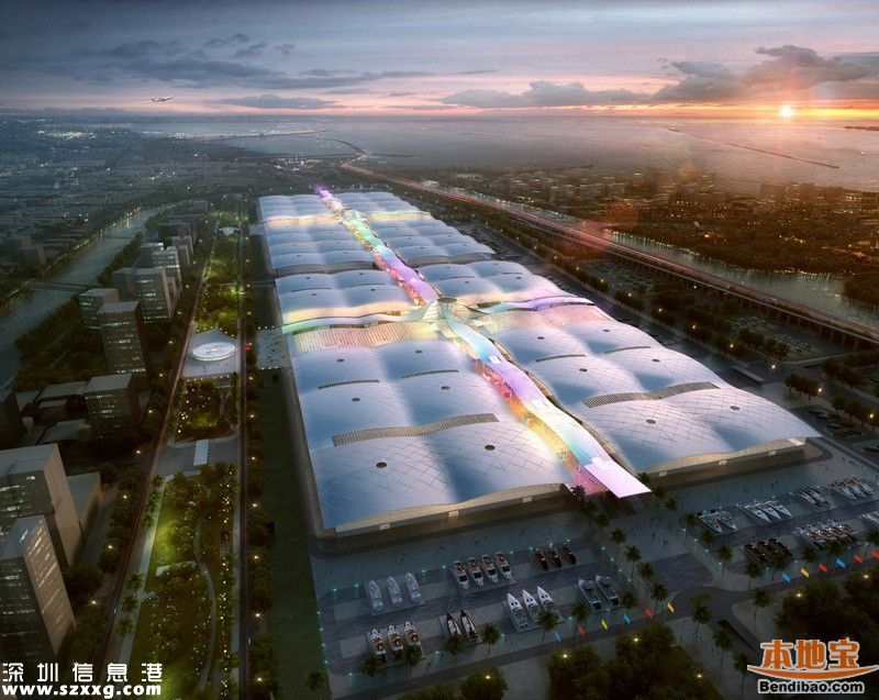<a href=http://www.32tj.com/shenzhen/ target=_blank class=infotextkey>深圳</a>國際會(huì)展中心9月動(dòng)工 中標(biāo)方案曝光