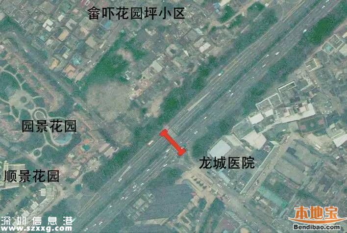 龍崗4座人行天橋開建 8座天橋選址方案公布