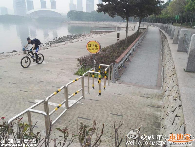 深圳灣公園人車混行怎么治？或增建7座橋