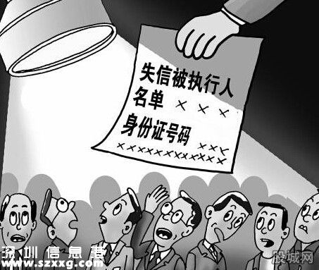 失信被執(zhí)行人名單