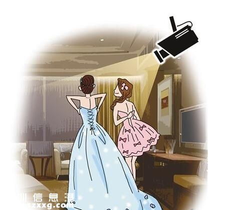 酒店換衣全程被拍