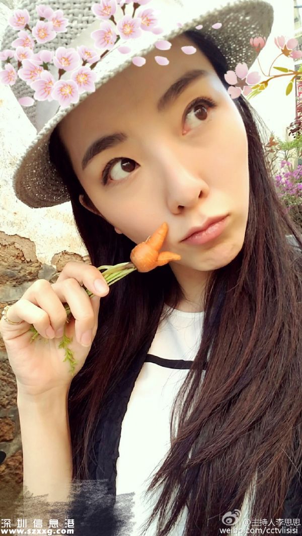 央視女主播曬萌照 李思思曬自拍P圖老公兒子資料被扒