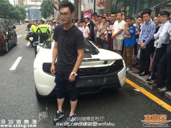 深圳男子開拉風車被查 車牌過期涉嫌毒駕(圖)
