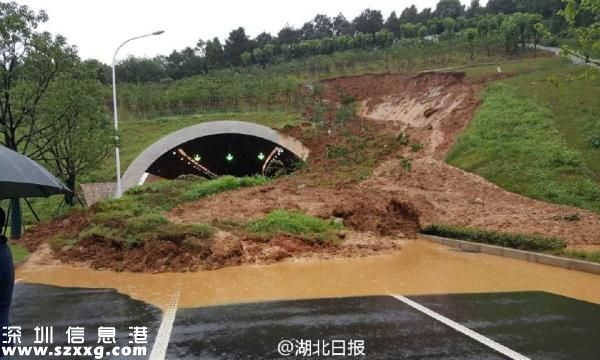 武漢一圍墻疑因暴雨倒塌致8人遇難，一隧道入口發(fā)生山體滑坡