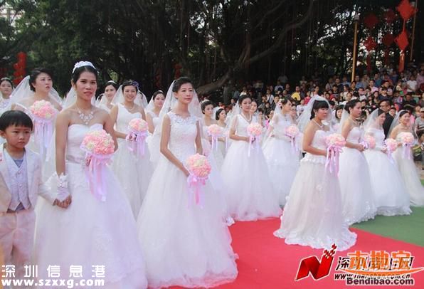 2016南山集體婚禮開始報名 收費標(biāo)準(zhǔn)僅999元