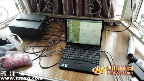 民警收繳的偽基站設(shè)備