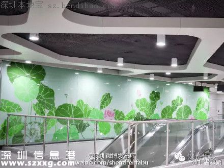 深圳地鐵7號線洪湖站實(shí)景圖曝光 吃喝玩樂最牛線