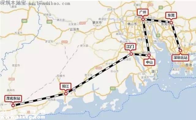 深茂鐵路再傳捷報 深圳至江門段有望早日開建