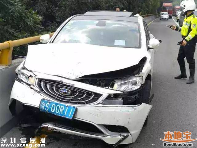 深圳女子于老公吵架后 酒駕撞廢一輛的士