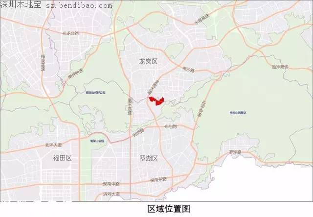 羅湖木棉嶺片區(qū)改造規(guī)劃草案 位置圖+用地范圍圖+效果圖