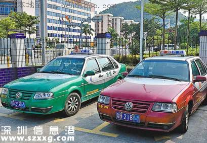 深圳出租車將漲價(jià) 紅綠的擬全城同價(jià)