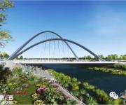 前海11號景觀橋 道路改造工程完成25%。