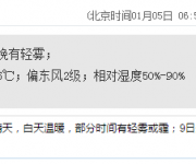 深圳天氣(1.5):多云有輕霧 18-26℃