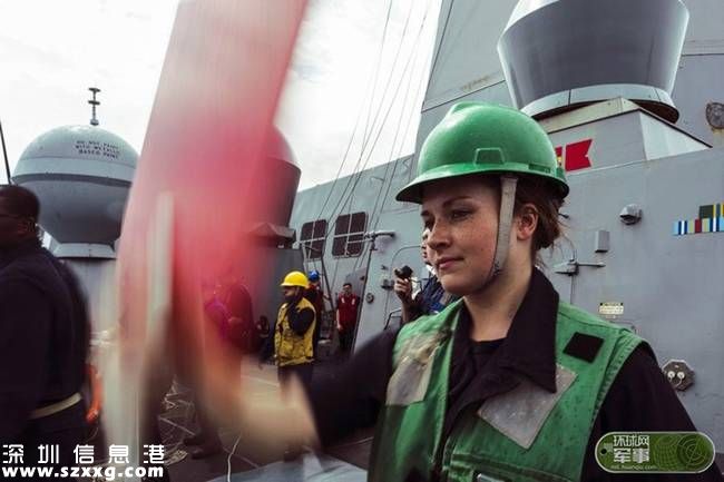 真會玩！美軍乘軍艦東海上打高爾夫(組圖)